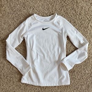Nike Women's White Long Sleeve Tee